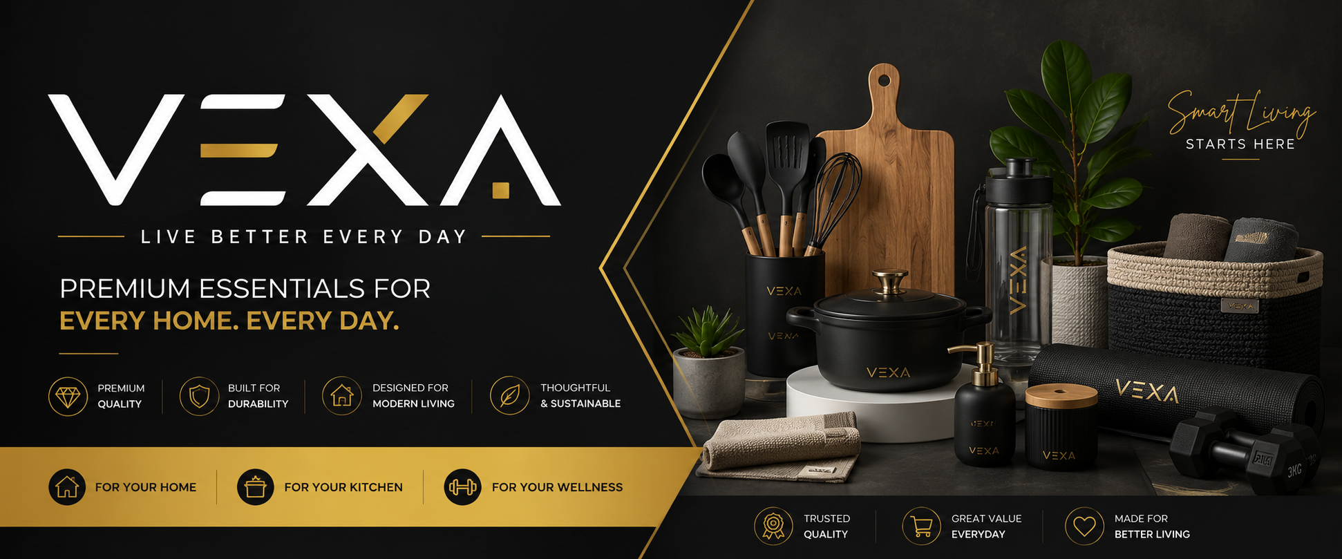 VEXA Living premium essentials for every home every day